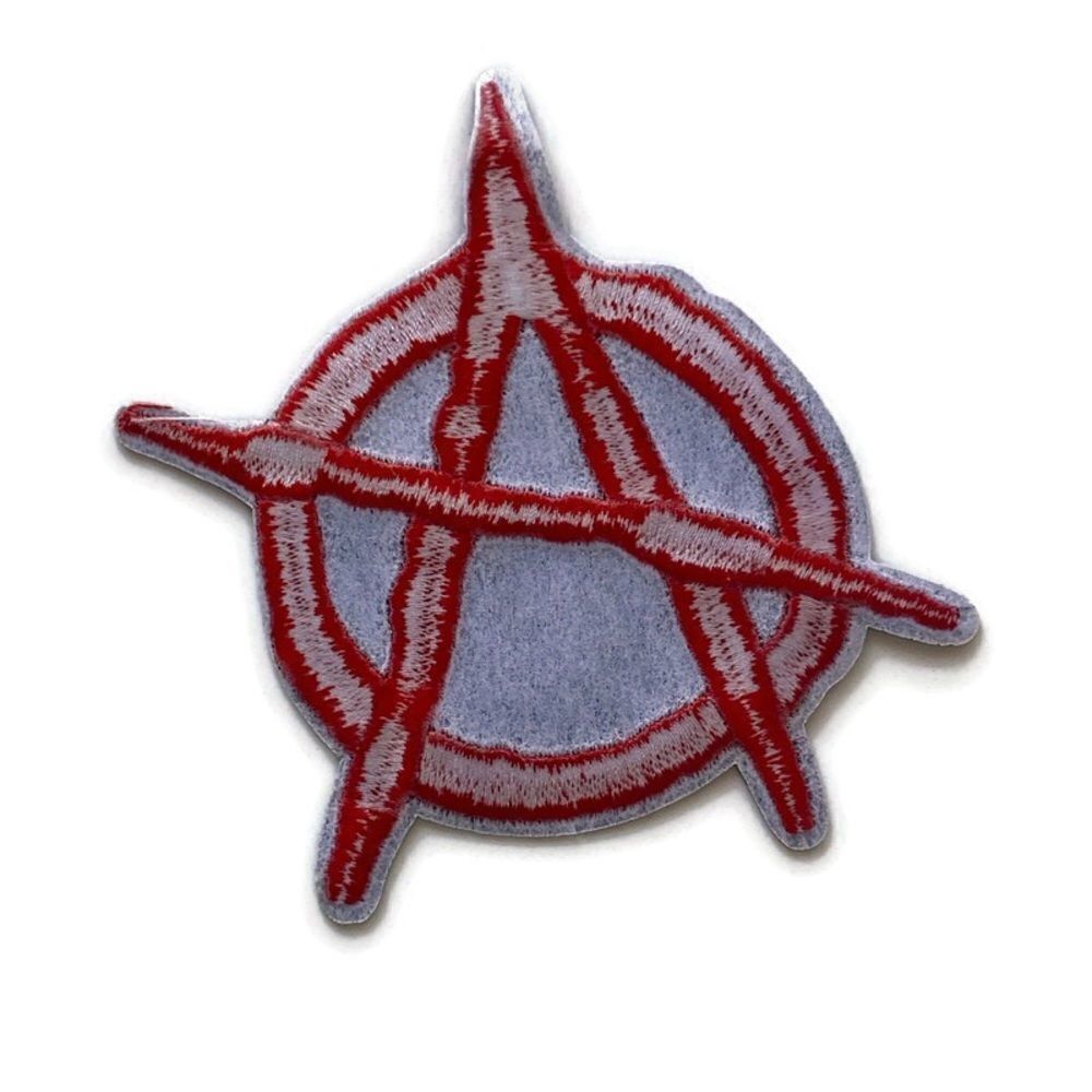 Anarchy Sign Embroidered Patch - Picture 5 of 5
